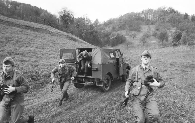 Einsatzübung im Kreis Mühlhausen am 27. März 1982